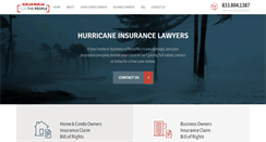 Desktop Screenshot of hurricanelawyer.com