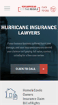 Mobile Screenshot of hurricanelawyer.com